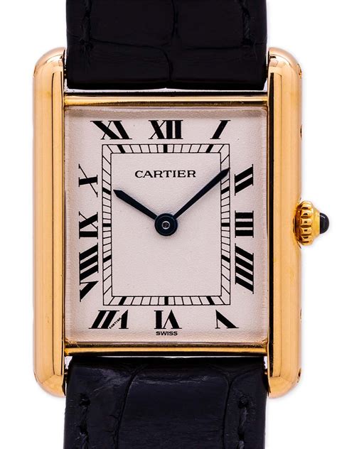 cartier 1140|Cartier Man’s Tank Louis 18K YG ref 1140 circa 1990’s.